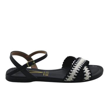 Imagem de Sandália Vizzano Tiras Em Crochê Feminina