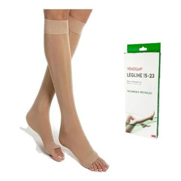 Imagem de Meia De Compressão 3/4 Leve Legline 15-23mmhg  Venosan, M
