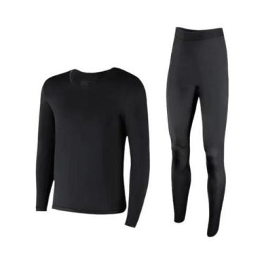Imagem de Roupa Térmica Ultra-Fina Para Homens, Calças Longas Heattech Com Tempe