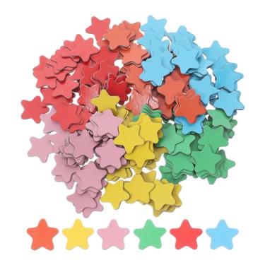 Imagem de SEWACC 240 peças de ímãs de estrela para quadro branco ímãs de geladeira coloridos para decoração de sala de aula de escritório de recompensa