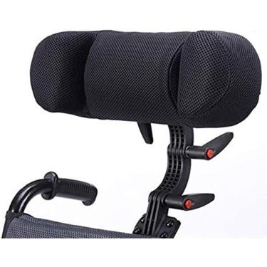 Imagem de Apoio De Cabeça Universal Para Cadeiras De Rodas Elétricas De Maual Apoios De Cabeça Ajustáveis Para Cadeiras De Rodas Suporte De Pescoço Suporte De Almofada Ajustável Alto E, One Color, 22mm