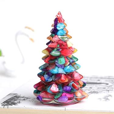Imagem de Luck Christmas Crystal Gravel DIY resina pedra decoração árvores artesanais (cor: bege, tamanho: 1 peça)
