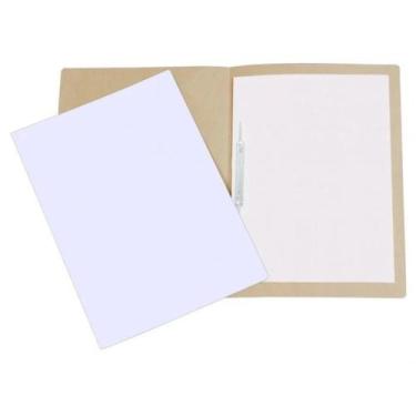 Imagem de 20 Pastas Em Cartão Duplex Plastificada Com Grampo Trilho - Polycart, 