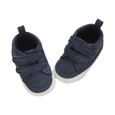 Imagem de Sapatos De Caminhada Antiderrapantes De Couro Com Sola Macia Para Bebê