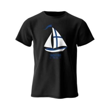 Imagem de Camiseta De Algodão Vintage Oversize Com Estampa Gráfica De Náutica Pa