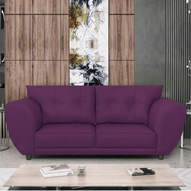 Imagem de Sofá 2 Lugares Tulipa Suede - Amarena Móveis Roxo