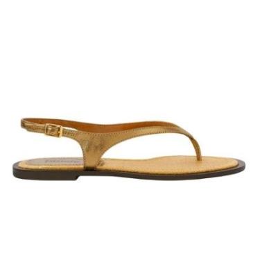 Imagem de Sandália Rasteira Bellaze Dourado-Feminino