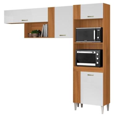 Imagem de Cozinha Compacta 4 Portas 240 cm MDP Vitoria ARMoveis