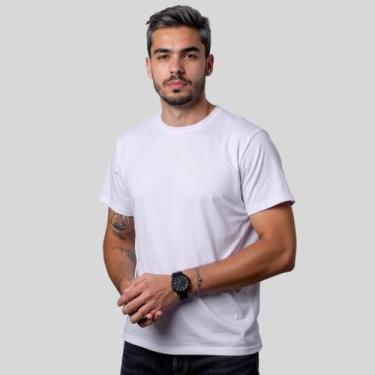 Imagem de Camisetas Masculina Algodão Básica Gola Redonda Manga Curta - Fafenix,