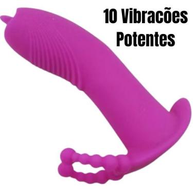 Imagem de Vibrador Feminino Alice Estimulador de ponto G Clitoris para Mulheres 