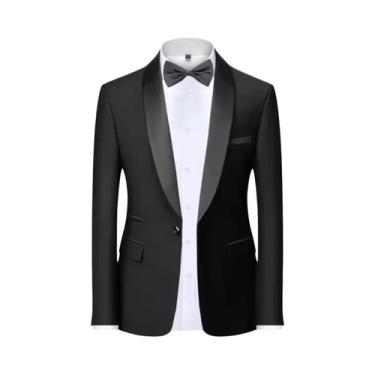 Imagem de Conjunto De Terno Slim Fit Masculino De 2 Peças Com Botão Único Para C