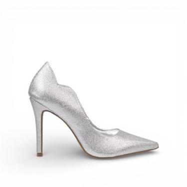 Imagem de Scarpin Salto Fino Metalizado - VARIETTA, Prata, 36