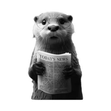 Imagem de Pôster De Lona Moderno Para Decoração De Sala De Estar: Animais Engraç