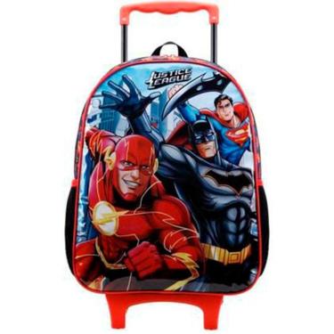 Imagem de Mochila Infantil Escolar De Costas Liga Da Justiça