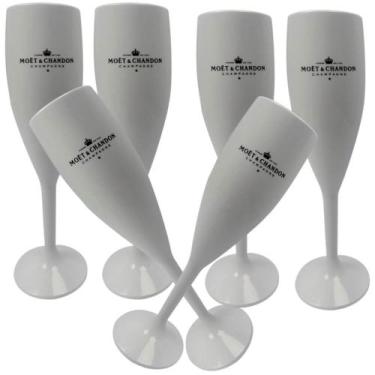 Imagem de Kit 6 Taças Champanhe Espumante Moet e Chandon 210 ml