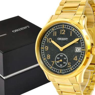 Imagem de Relógio Orient Analógico Exclusivo Dourado 1 Ano De Garantia