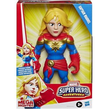 Imagem de Capitã Marvel Heroes Mega Mighties Marvel Super Hero Adventures Boneca