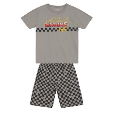 Imagem de Pijama infantil menino de corrida Brandili