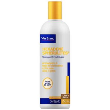 Imagem de Shampoo Dermatológico Virbac Hexadene Spherulites para Cães e Gatos - 
