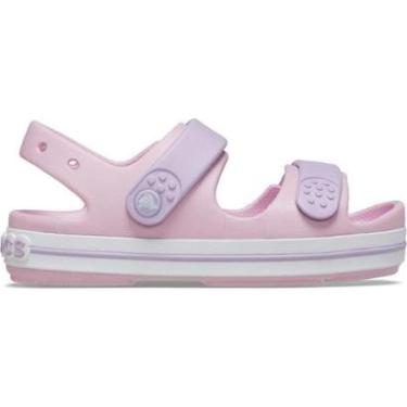 Imagem de Sandália crocs crocband cruiser sandal k ballerina/lavender-Unissex