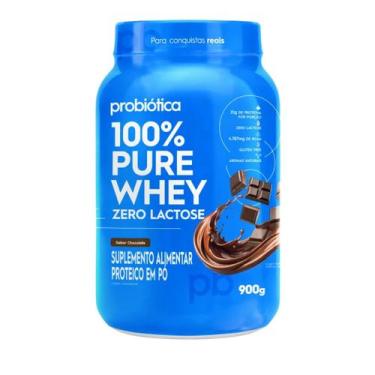 Imagem de Whey Protein Zero Lactose Chocolate 22g De Proteína 900g Probiótica