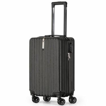 Imagem de Mala de Viagem Pequena de Bordo 20 RZNL ABS Rodas 360 Leve Resistente 