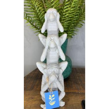 Imagem de Escultura Macacos Em Poliresina - Mart