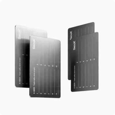 Imagem de Placa de Recuperação SecuX X-SEED PLUS, Alumínio Aeroespacial, Backup 