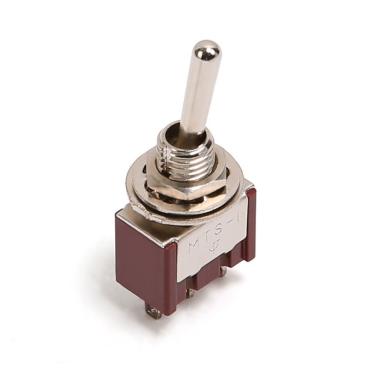 Imagem de Chave Seletora Mini M105-GD 2 Posições Toggle 3 Polos ON-ON Dourada Spirit