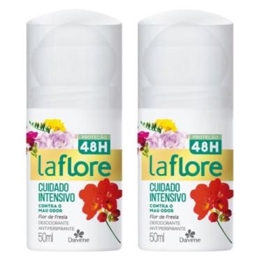 Imagem de 2UN Desodorante La Flore Roll On Flor de Fresia 50ml Davene