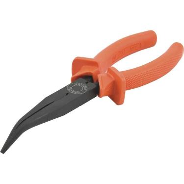 Imagem de Alicate Bico Meia Cana Curvo 029.670 Isolado Até 1.000 V com Empunhadura Ergonômica Gedore 8POL