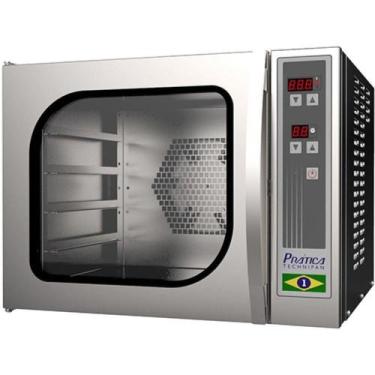 Imagem de Forno De Convecção Elétrico Sem Vapor C/ 4 Assadeiras - PRATICA, 220V