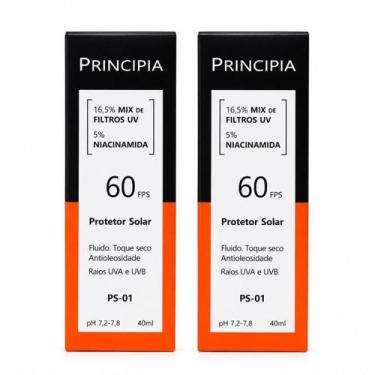 Imagem de Kit 2 Protetor Solar Principia Skincare PS-01 FPS 60 40ml