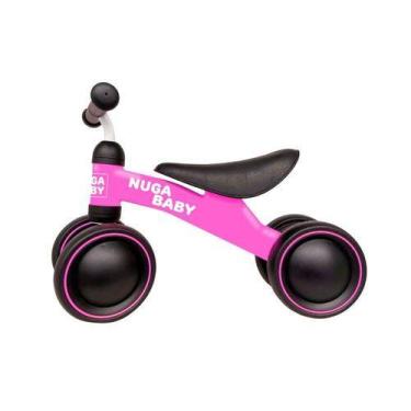 Imagem de Bicicleta Infantil Nuga Sem Pedal 4 Rodas - Rosa para crianças a parti