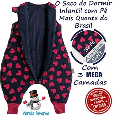Imagem de saco dormir com pé invernão1 a 2 anos atena