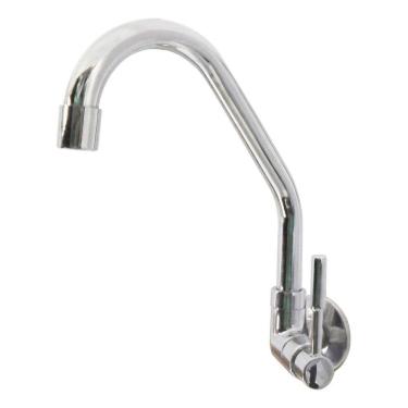 Imagem de Torneira de cozinha bica móvel de parede com articulador 1/4 de volta Stilo C31 Cromado Esteves