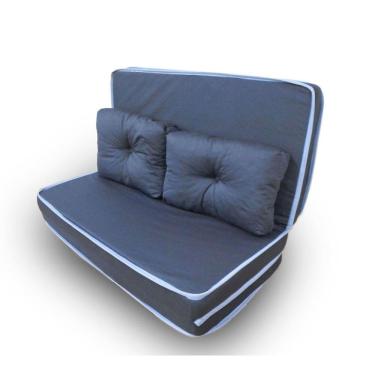 Imagem de Puff Ou Sofá Ou Colchonete - 3 Em 1 Com Travesseiro Casal