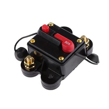 Imagem de Kokiya 20A-300Amp Reinicialização Manual Disjuntor Carro Barco Acessório Motor Trolling, 80A