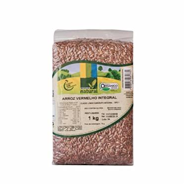Imagem de Kit 3X: Arroz Vermelho Integral Orgânico Coopernatural 1kg