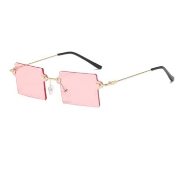 Imagem de Óculos de sol masculino, óculos de sol feminino, óculos de sol feminino polarizado proteção UV, óculos de sol polarizados esportivos, rosa, Small