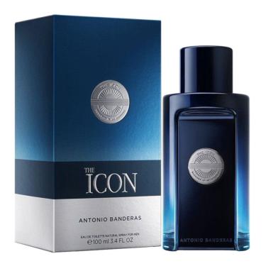 Imagem de Perfume The Icon Antonio Banderas Eau de Toilette 100ml Masculino + 1 Amostra de Fragrância