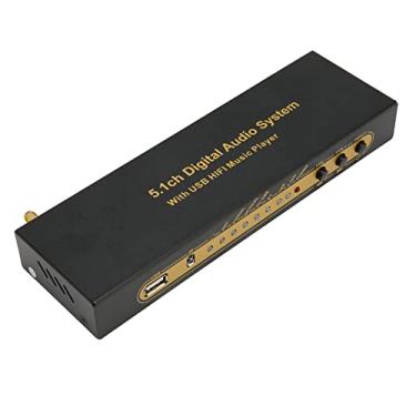 Imagem de Extrator de áudio HDMI, Decodificador de áudio de Som Surround Analógico Decodificador de Som de 5.1 Canais Interface Multimídia HD Extrator de Som Digital Conversor para Jogo de Música de Home (Plugue dos EUA)