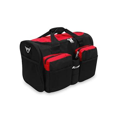 Imagem de Everest Bolsa de academia com bolso molhado, Bolsa para academia com bolso molhado, Vermelho, One Size