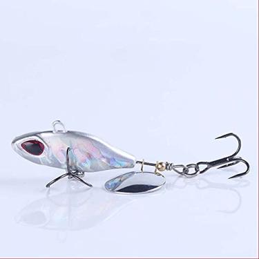 Imagem de Fishing Tailspin Micro Spinnerbait Truta robalo Deracou Spinner Vib Cauda Vibradora Lâmina Rotativa Spin (53 mm, 05)