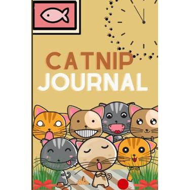 Imagem de Catnip Journal: Colorful Fun Cat Themed Journal. 100 Lined Pages With Cat Images On Each Page. Great for Kids, Women and Men. Catnip Craze Kitties.