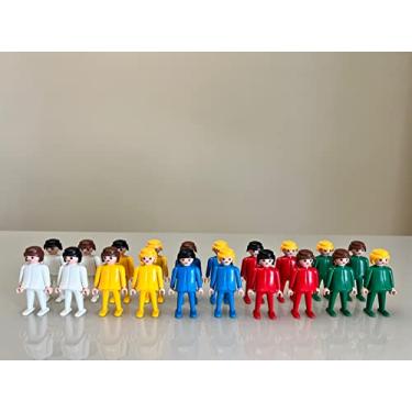 Imagem de Kit bonecos Playmobil - Constelação Familiar - Médio - 10 mulheres + 10 homens + 2 bebês