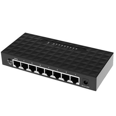 Imagem de 8 10/100/1000 Gigabit Ethernet Network Switch Hub Auto-MDI / MDIX