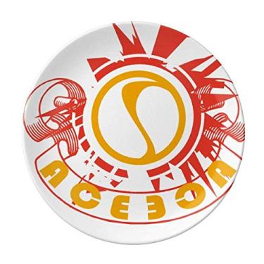 Imagem de Graffiti Street Potente Placa de explosão de porcelana decorativa Salver Prato de jantar