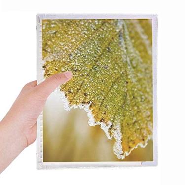 Imagem de Caderno de folhas soltas com imagem de plantas Tender Leaf Agenda recarregável