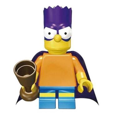Imagem de Personagem Bartman Bonecos Blocos De Montar The Simpsons - Mega Block